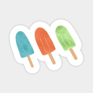 Summer Popsicles Repeating Design Magnet