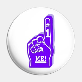 #1 ME! - IM Number one Purple Pin