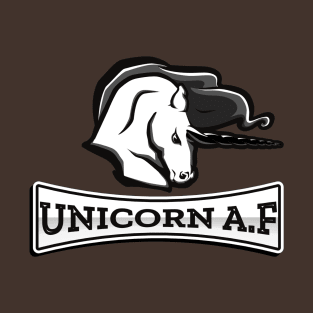 Unicorn AF, Funny Cute, Unicorn Gift, Unicorn Meme T-Shirt