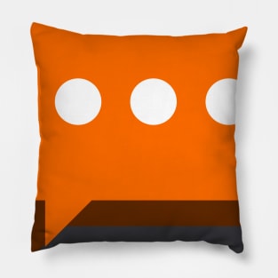 Speech bubble vector icon for apps and websites. Pillow