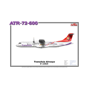 Avions de Transport Régional 72-600 - TransAsia Airways (Art Print) T-Shirt