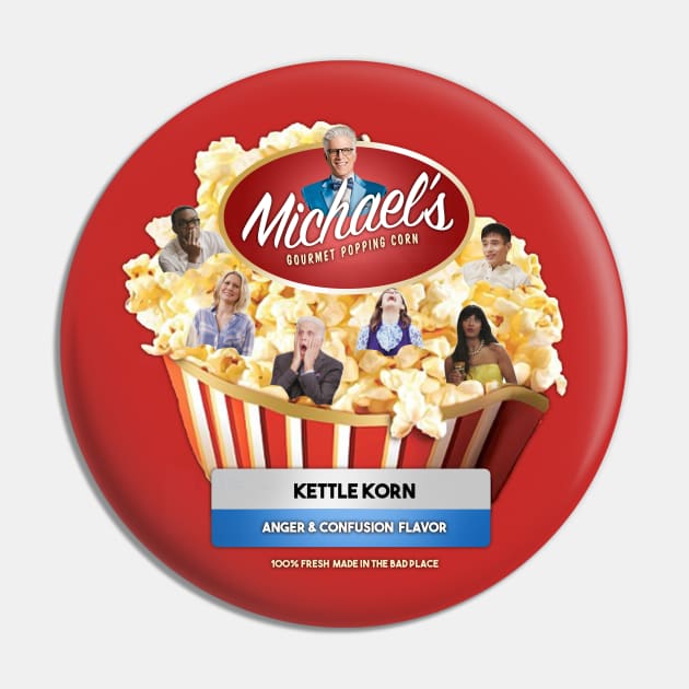Michael's Gourmet Popcorn Pin by Sunny Saturated