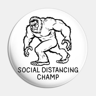 Bigfoot Social Distancing World Champ Pin