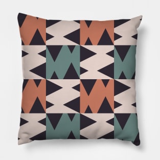 Abstract triangle zigzag pattern Pillow