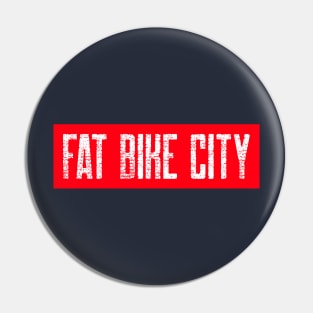 Fat Bike City Pin