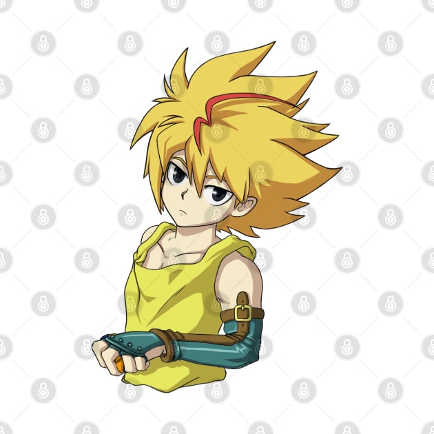 Free de la Hoya from Beyblade Burst Evolution (no background) by Kaw_Dev