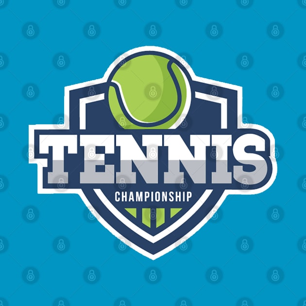 Tennis logo by Brainable ART