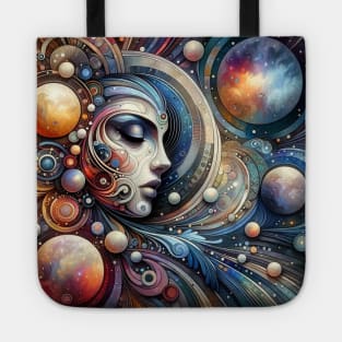 Whimsical Euphoria: A Dance of Colors and Dreams Tote