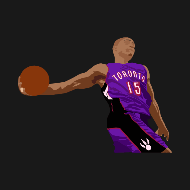 Vince Carter Dunk in Retro Raptors Jersey by ActualFactual