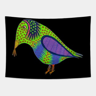 Curious bird decor Tapestry