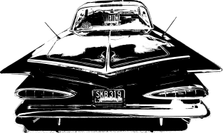 1959 Chevy Impala Lowrider Magnet