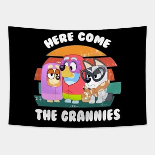 Here come the grannies - Retro Tapestry