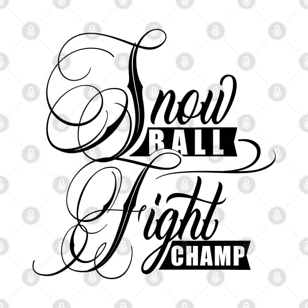 Throw Fight Winter Game Player Snowballs Snowball by dr3shirts