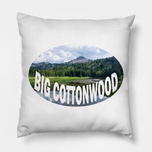 Big Cottonwood Canyon Utah Pillow