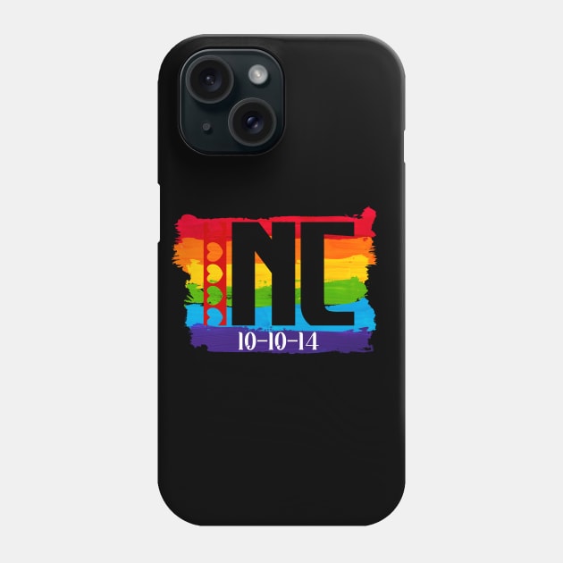 North Carolina Gay Marriage Phone Case by Blood Moon Design