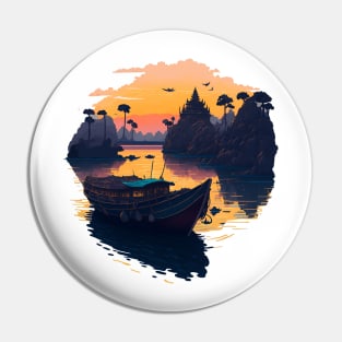 River boat Pin