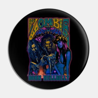 Born Hellbilly  (Version 2) Pin