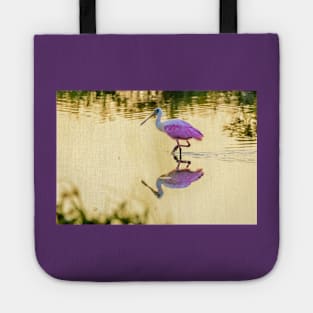 Roseate Spoonbill At Sunrise Tote