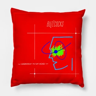 Harmony in My Head Punk Pop Throwback 1979 Pillow