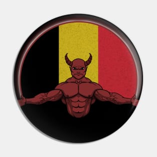 Devil Belgium Pin