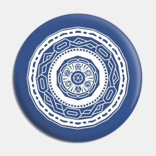 HYLIAN COURT - SAGE SEAL WHITE Pin