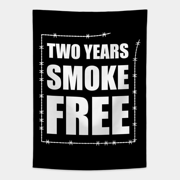 Smoke Free Two years Anniversary Tapestry by TMBTM