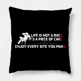 enjoy every bite Pillow