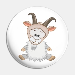 Goat Cute Kawaii Cartoon Pin