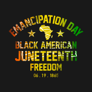 Emancipation Day Black History Juneteenth June 19 Vintage T-Shirt