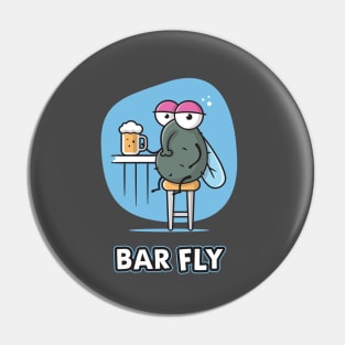 Bar Fly - Textual Version Pin