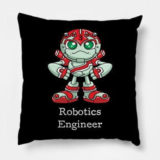 Robotics Engineer Engineering Robots Pillow