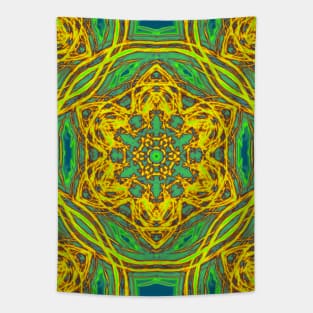 Signs of spring fractal kaleidoscopes Tapestry