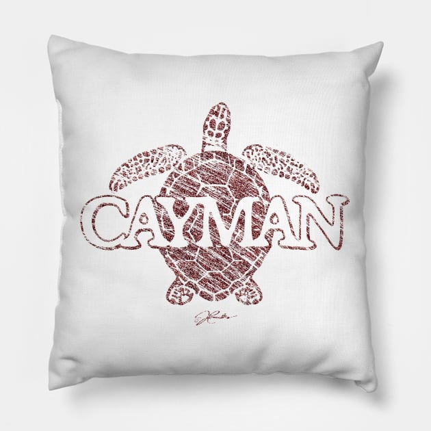 Cayman Sea Turtle Pillow by jcombs