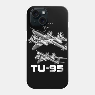 Tupolev TU-95 Heavy Russian Bomber Aircraft Phone Case