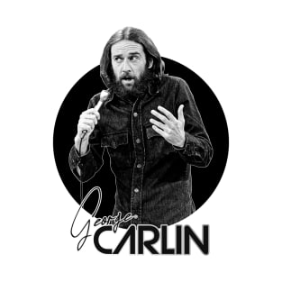 Retro George Carlin Dark Tribute T-Shirt