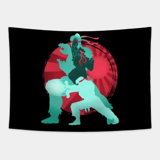 Japanese Martial Artist Tapestry