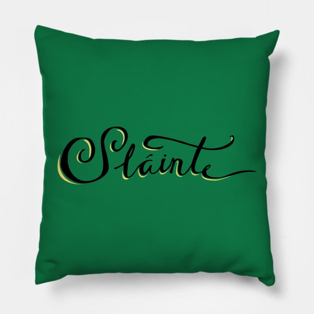 Sláinte Pillow by DanaMartin