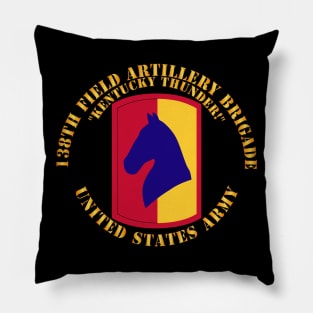 138th Artillery Brigade - US Army - Kentucky Thunder Pillow