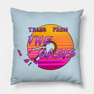 Tales from the Oasis Logo Pillow