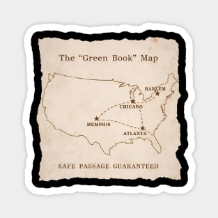 The Green Book Map – Safe Passage Guaranteed History Magnet