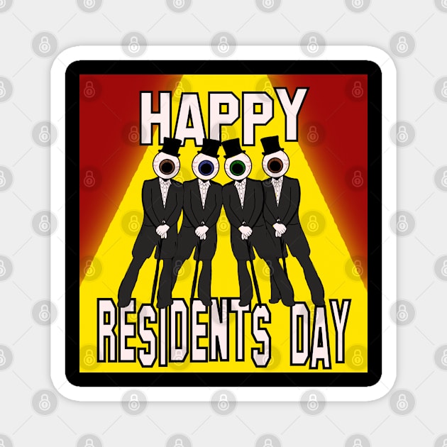 Happy Residents Day Magnet by TL Bugg