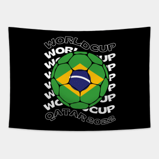 Brazil Football Tapestry