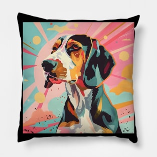 Foxhound in 70's Pillow