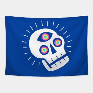 Enlightened Skull Tapestry