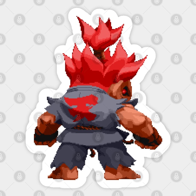 Akuma - Super Puzzle Fighter 2 - Street Fighter - Sticker