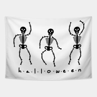 Halloween Skeletons Tapestry