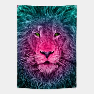 Acid Trip Lion Tapestry