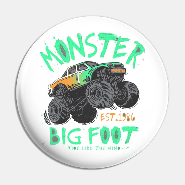 Big foot Pin by FunnyHedgehog