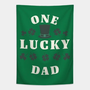 One Lucky Dad St Patricks Day Tapestry