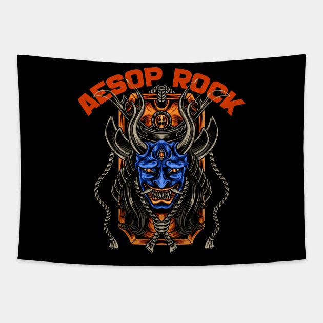 Aesop Rock Tapestry by Soysip